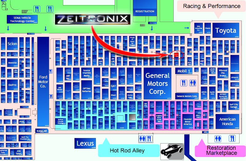 Visit Zeitronix at the 2012 SEMA Show