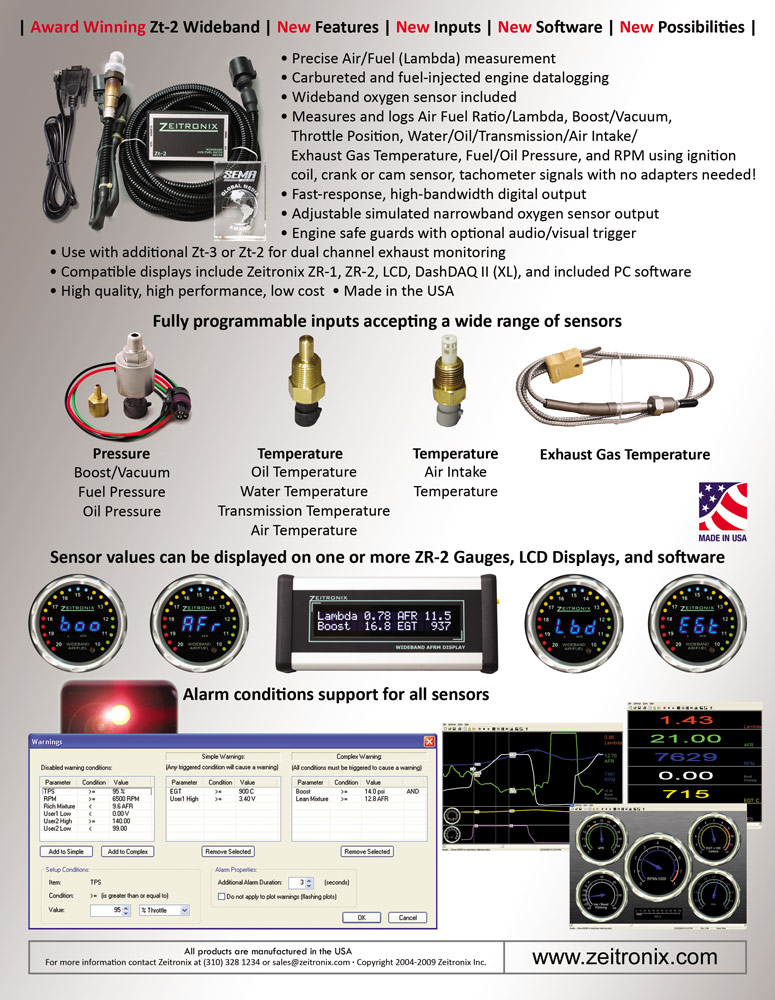 Zeitronix Zt-2 Flyer