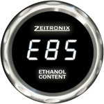 E85 E% Gauge Flex Fuel White