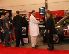 SEMA 2011 Booth Busy